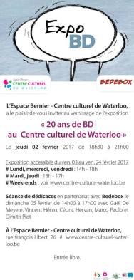 20 ans de BD au Centre Culturel de Waterloo