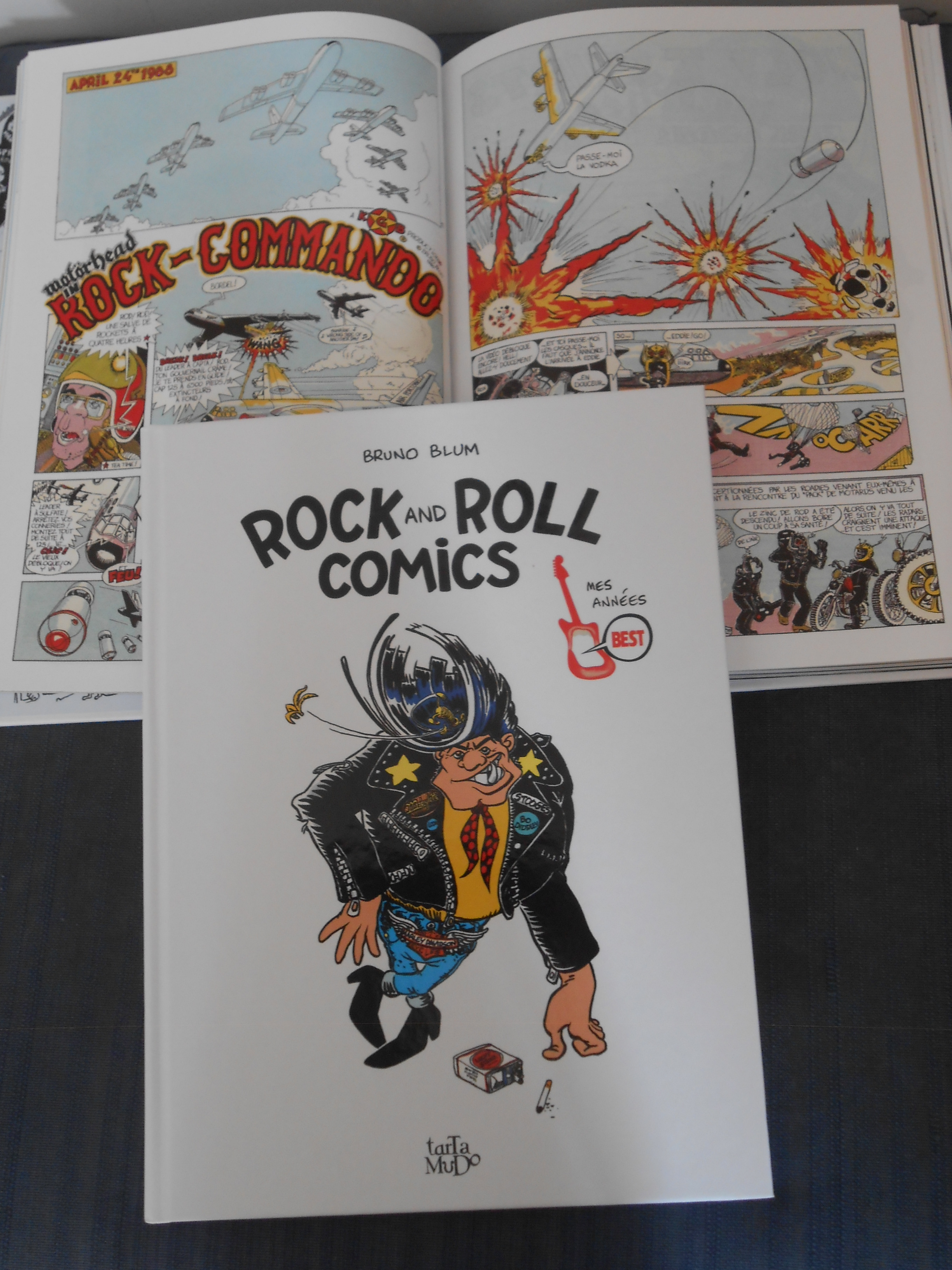 BD ROCK AND ROLL COMICS COUVERTURE + PAGE MOTÖRHEAD 2
